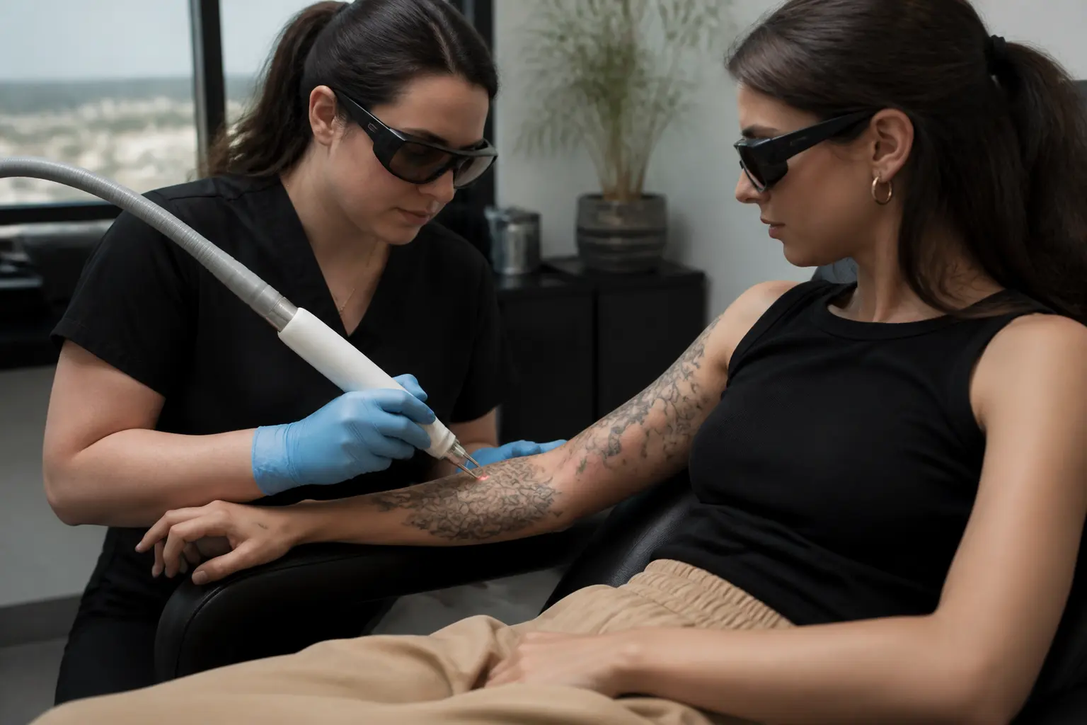 Supporting editorial photograph about are old tattoos easier to remove