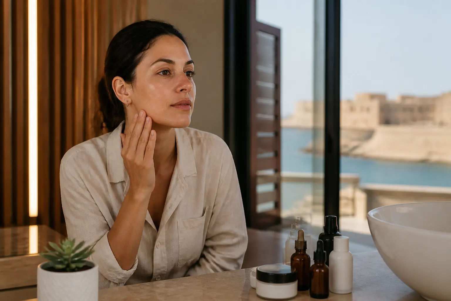 Supporting editorial photograph about autumn skin reset Malta