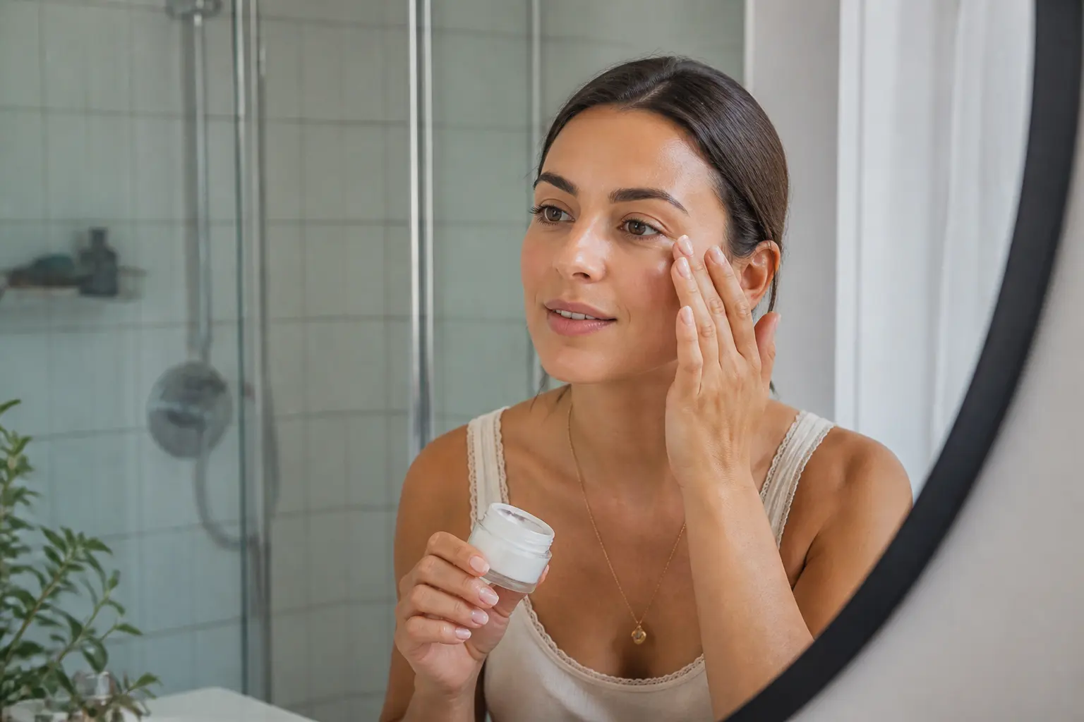 Supporting editorial photograph about beauty routine for Malta humidity