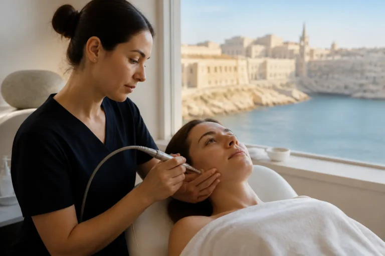 Editorial cover photograph about professional blackhead treatment