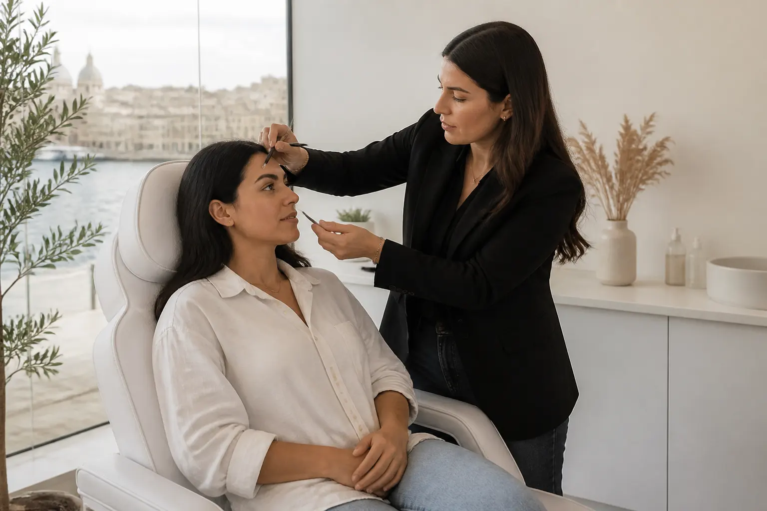 Editorial cover photograph about Brazilian beauty standards in Malta