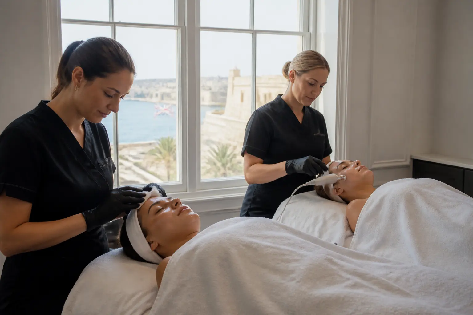 Editorial cover photograph about Brazilian Deep Cleansing vs PDRN Facial