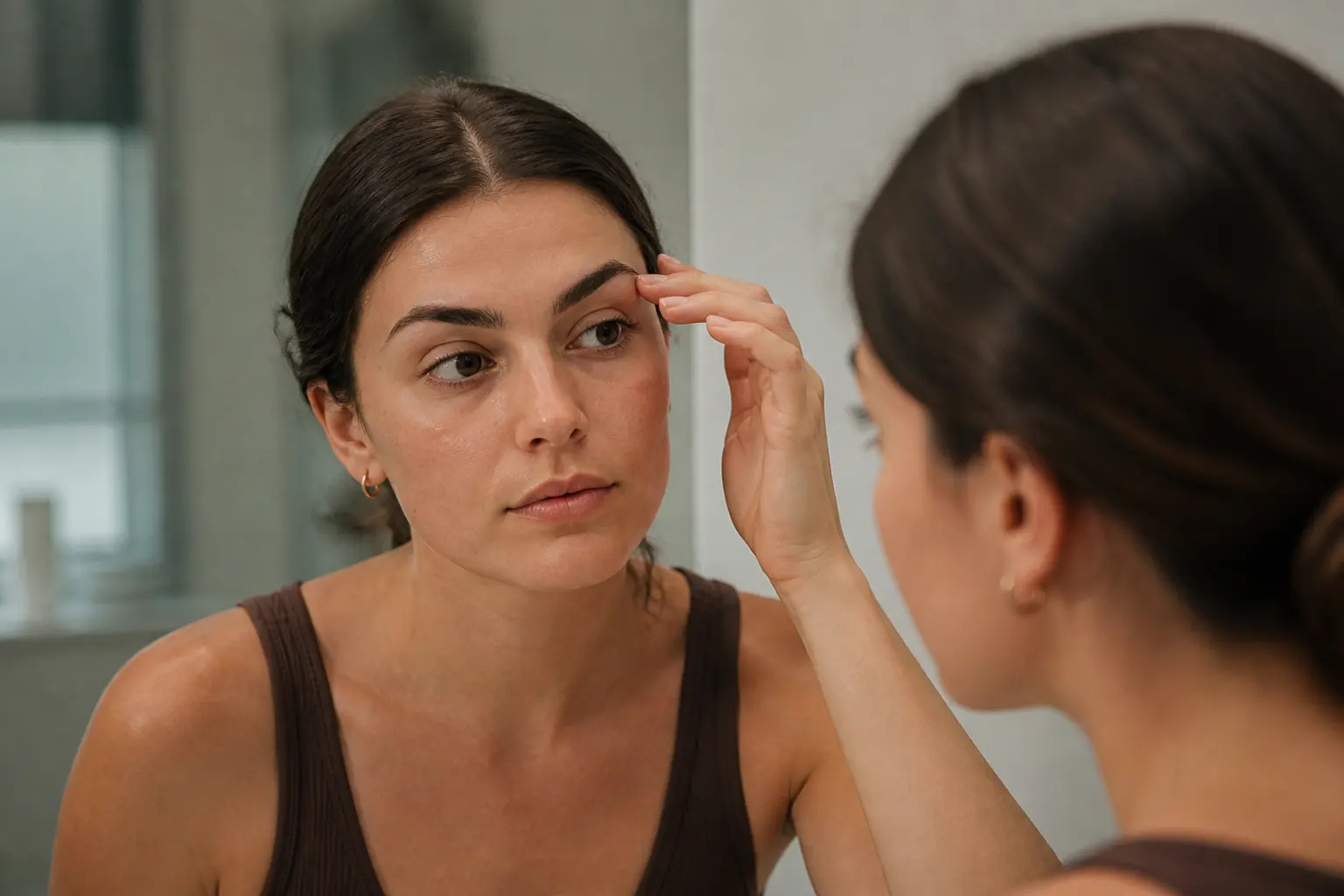 Supporting editorial photograph about brow lamination growing out