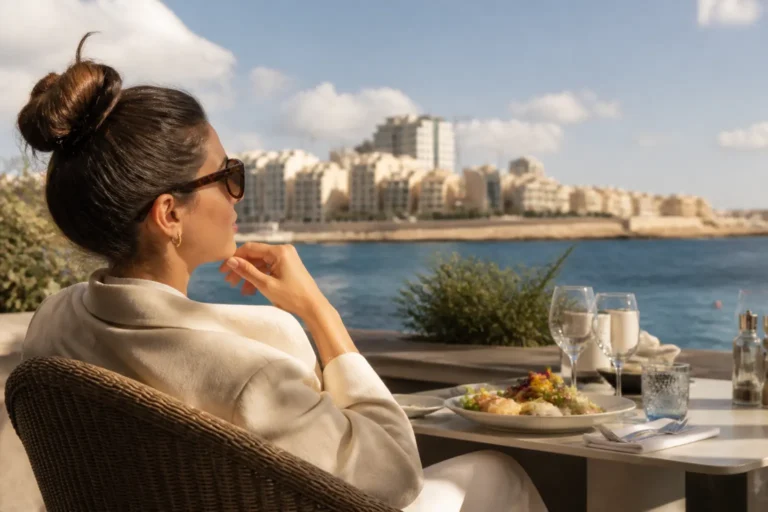 Editorial cover photograph about beauty day in Sliema