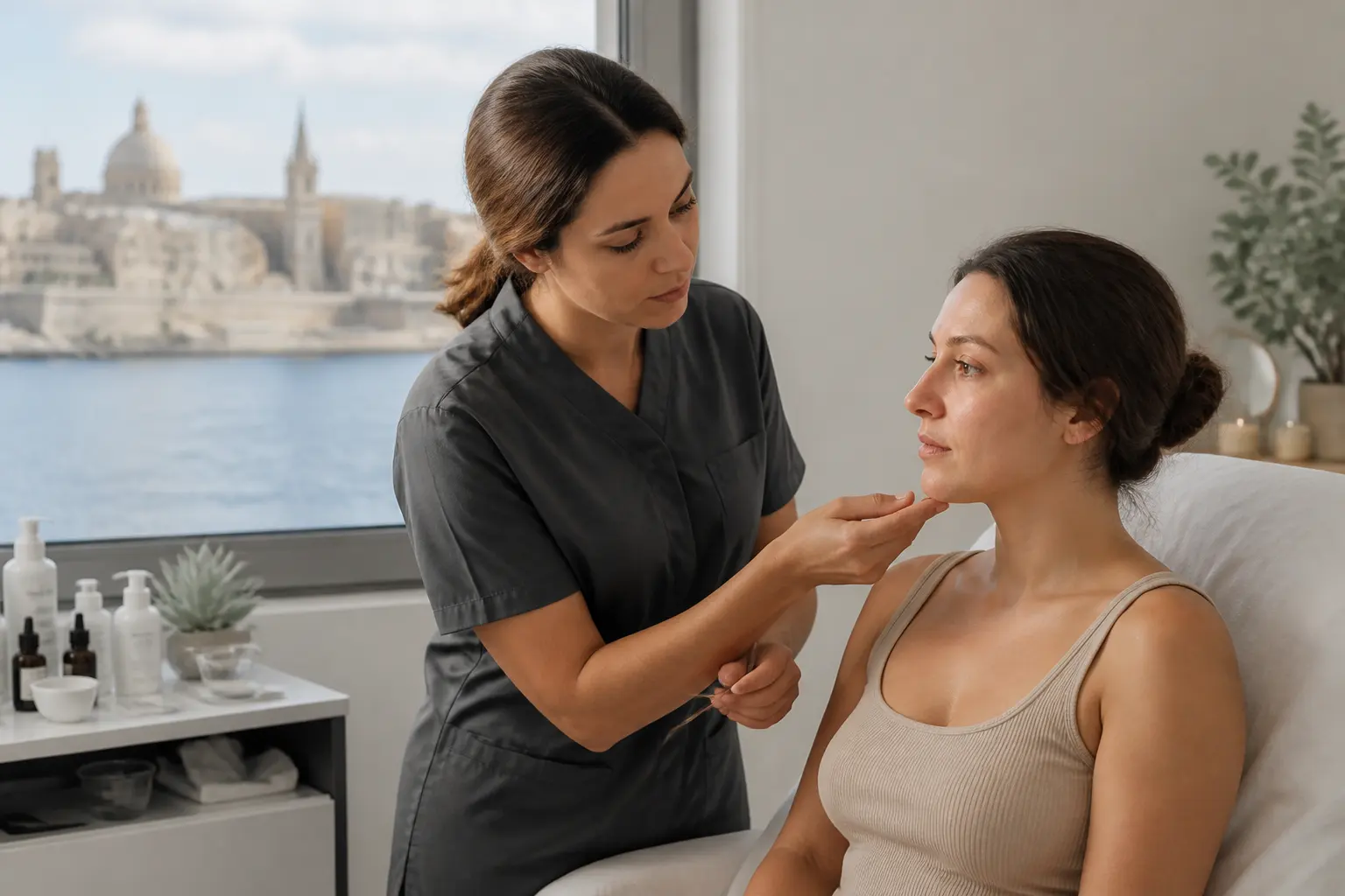 Editorial cover photograph about dermaplaning contraindications