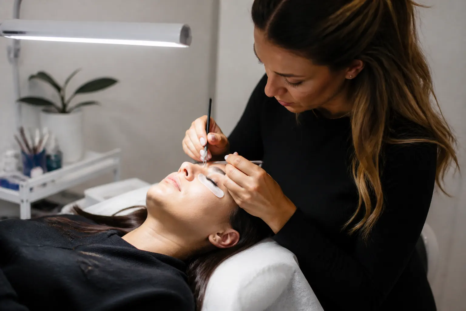 Supporting editorial photograph about do eyelash extensions damage natural lashes