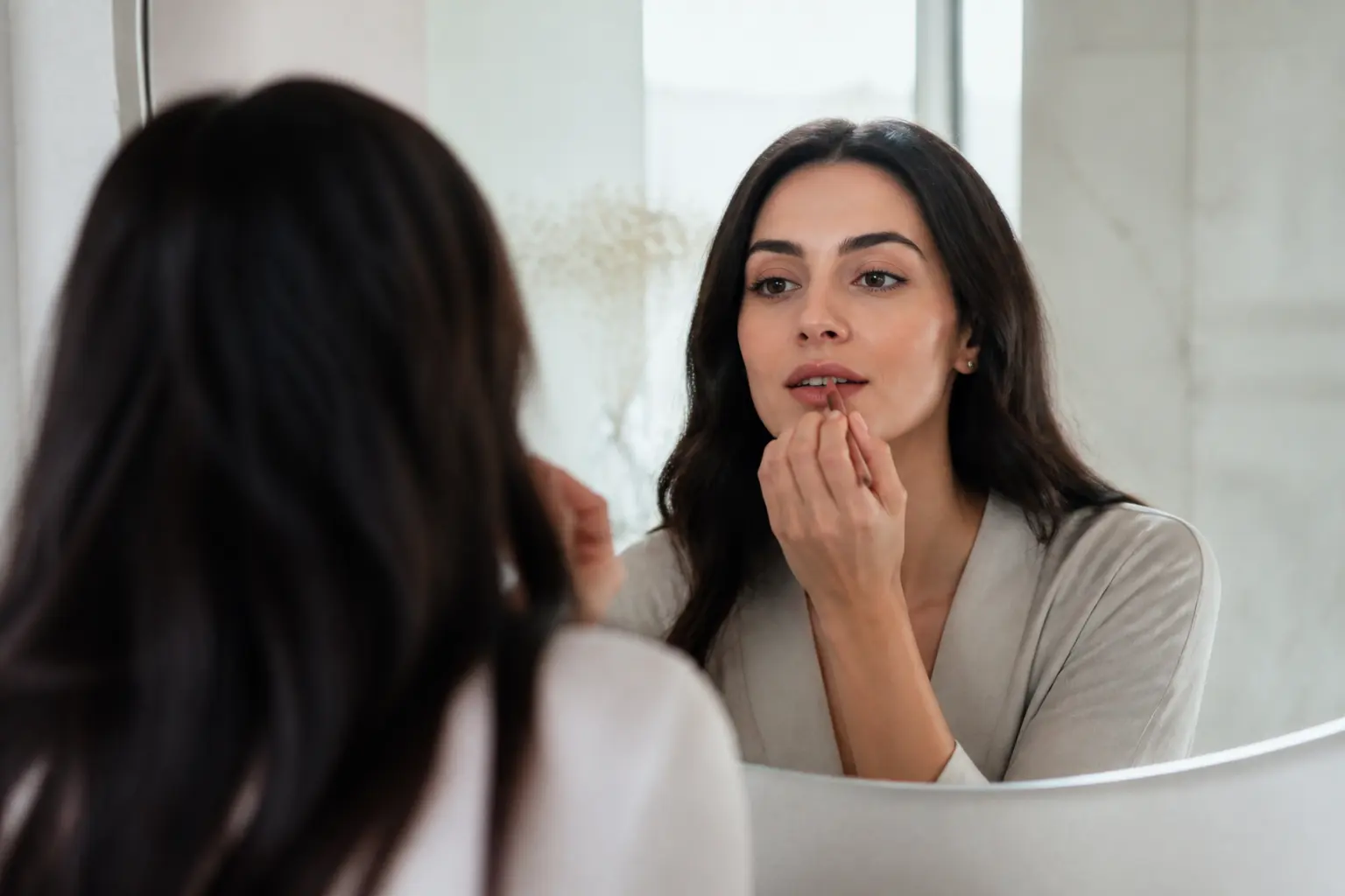 Supporting editorial photograph about does lip blush replace lipstick