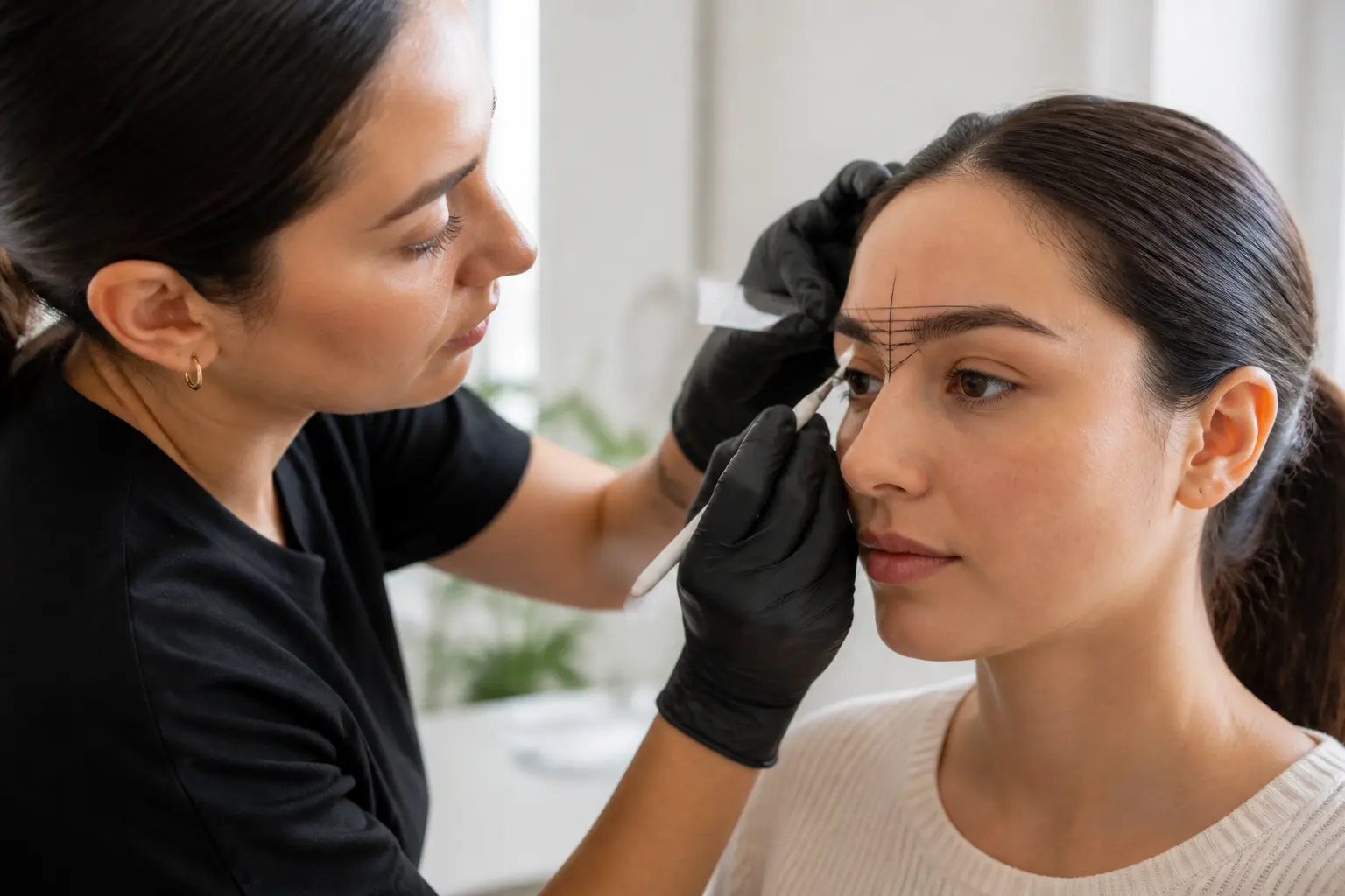Supporting editorial photograph about eyebrow arch height