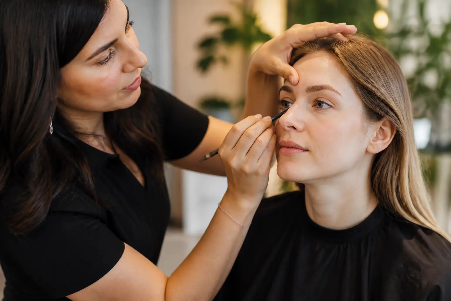 Supporting editorial photograph about eyebrow hairs growing in different directions