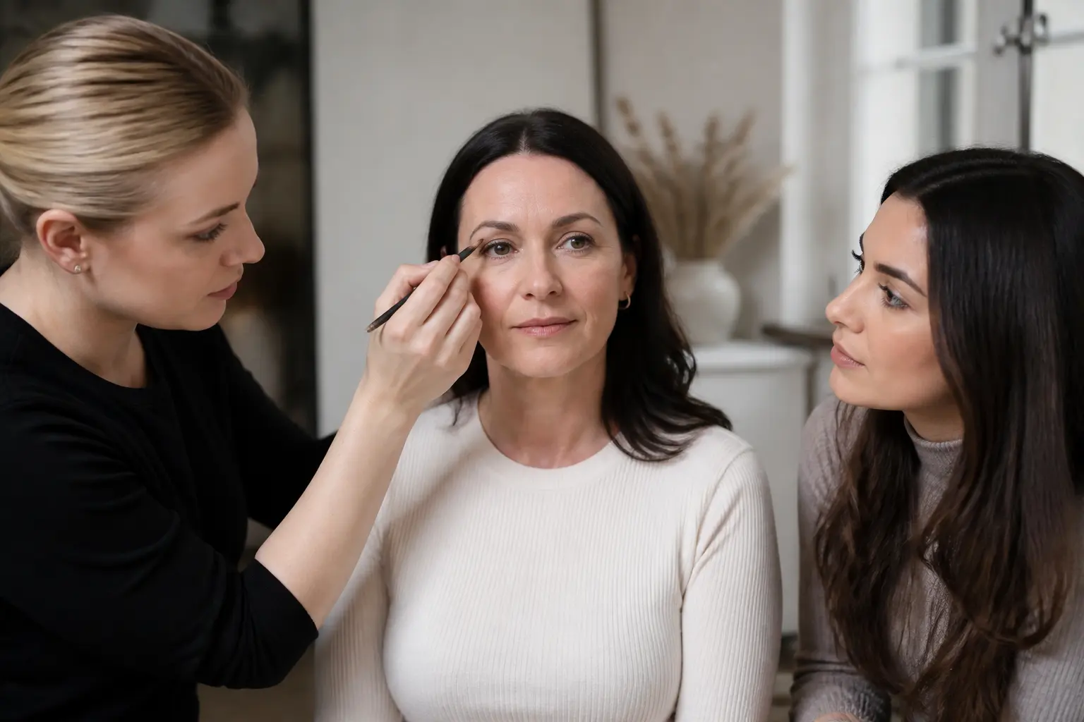 Supporting editorial photograph about eyebrow shape for face shape