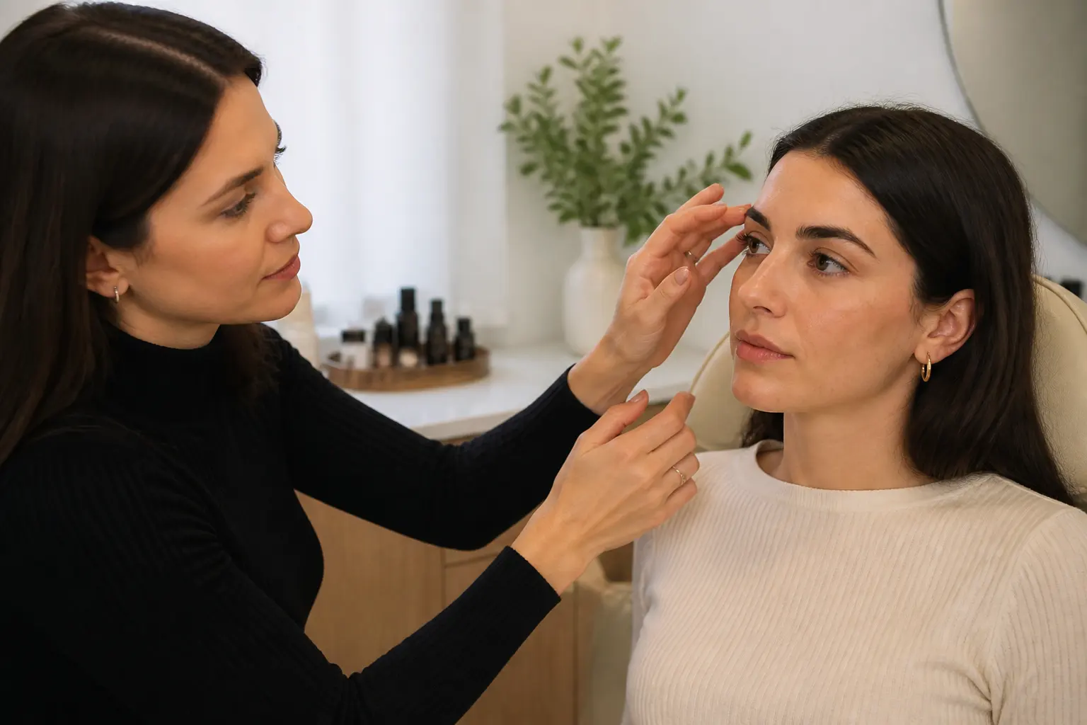 Supporting editorial photograph about eyelash extensions for hooded eyes