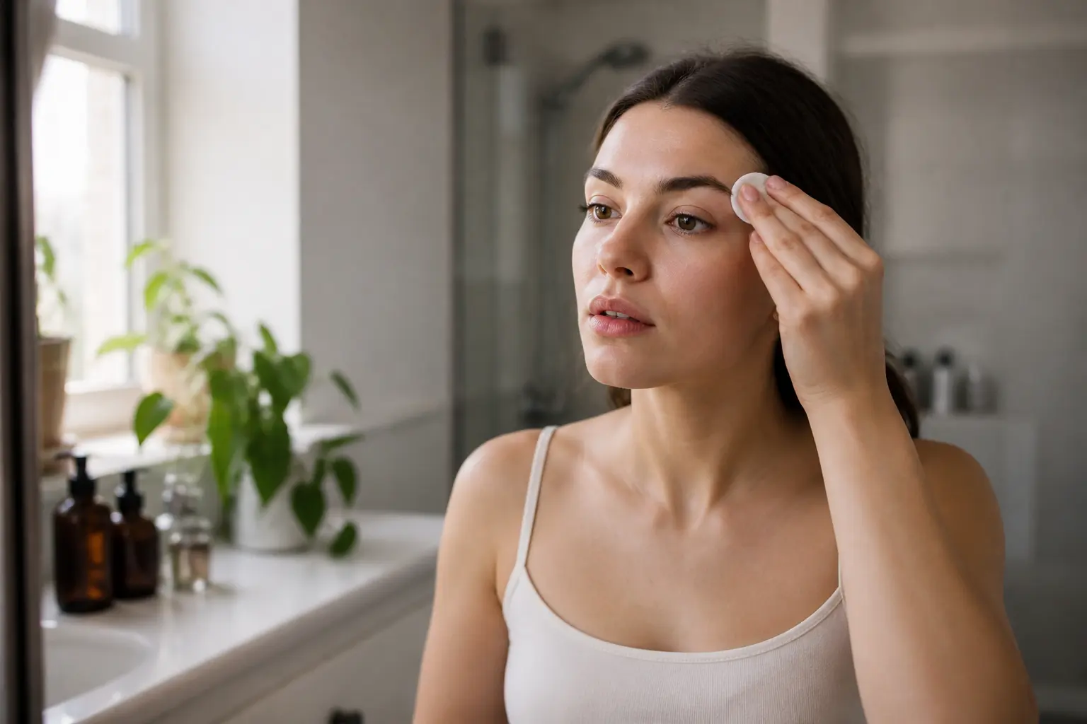 Supporting editorial photograph about brow lamination aftercare