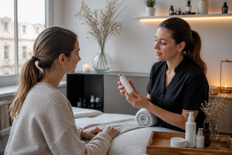 Editorial cover photograph about how to prepare for a deep cleansing facial