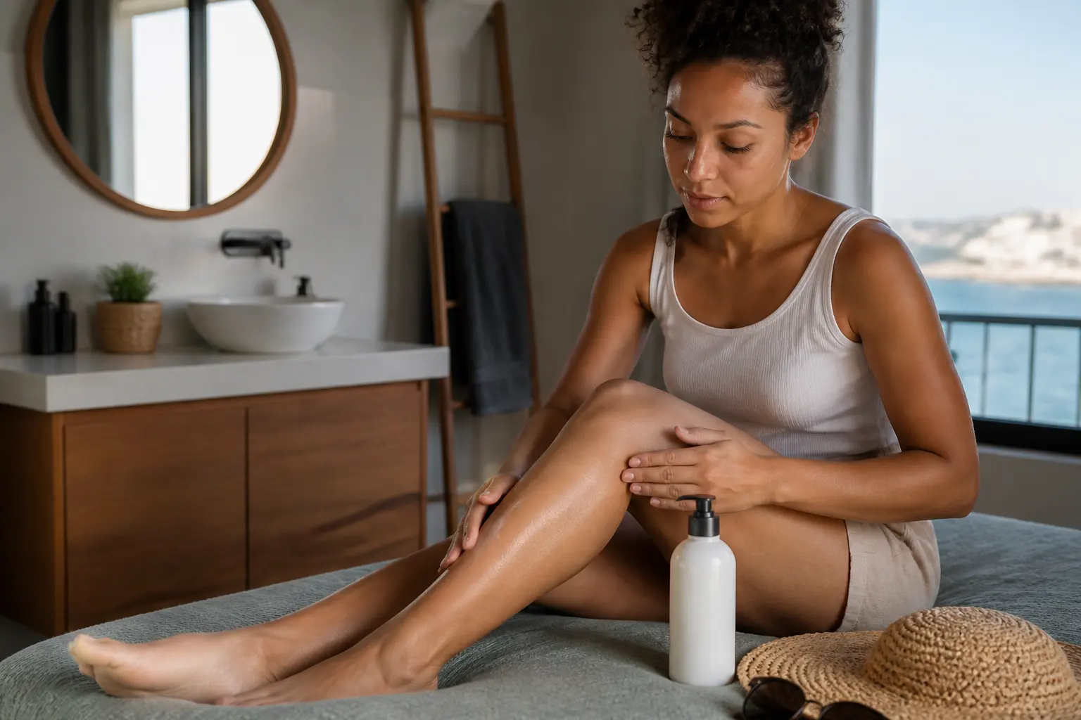 Supporting editorial photograph about laser hair removal aftercare