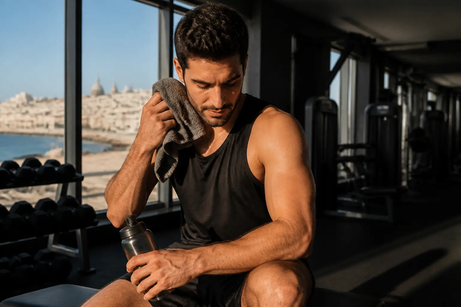 Supporting editorial photograph about laser hair removal gym timing for men