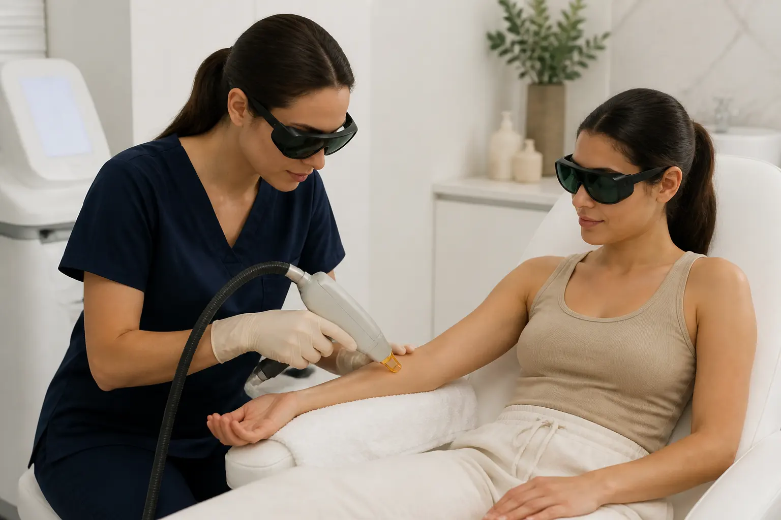 Supporting editorial photograph about laser hair removal for sensitive skin