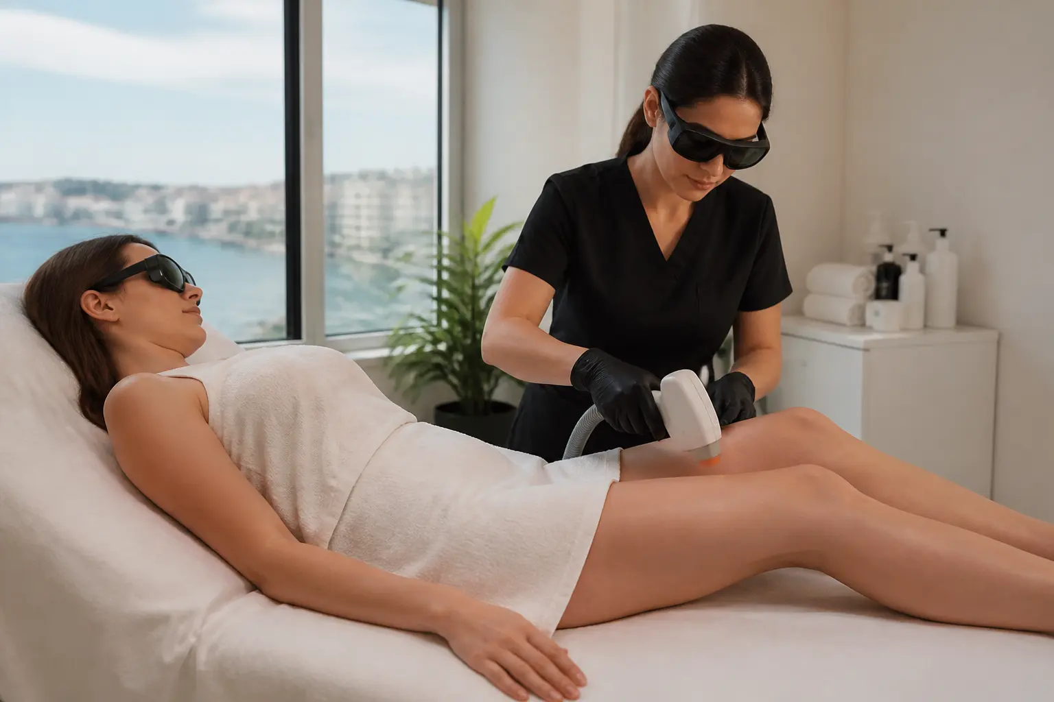 Editorial cover photograph about laser hair removal in Sliema or Swieqi