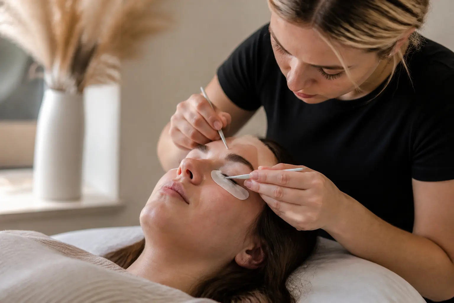 Supporting editorial photograph about lash lift and tint