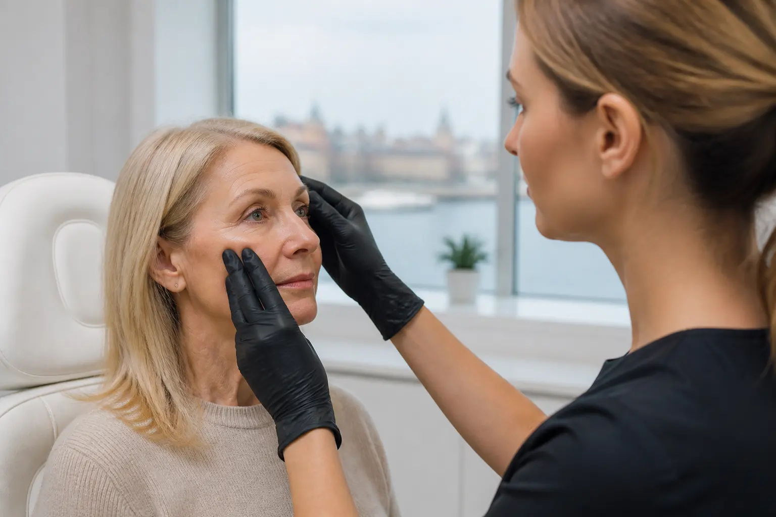 Supporting editorial photograph about lash lift for mature lashes