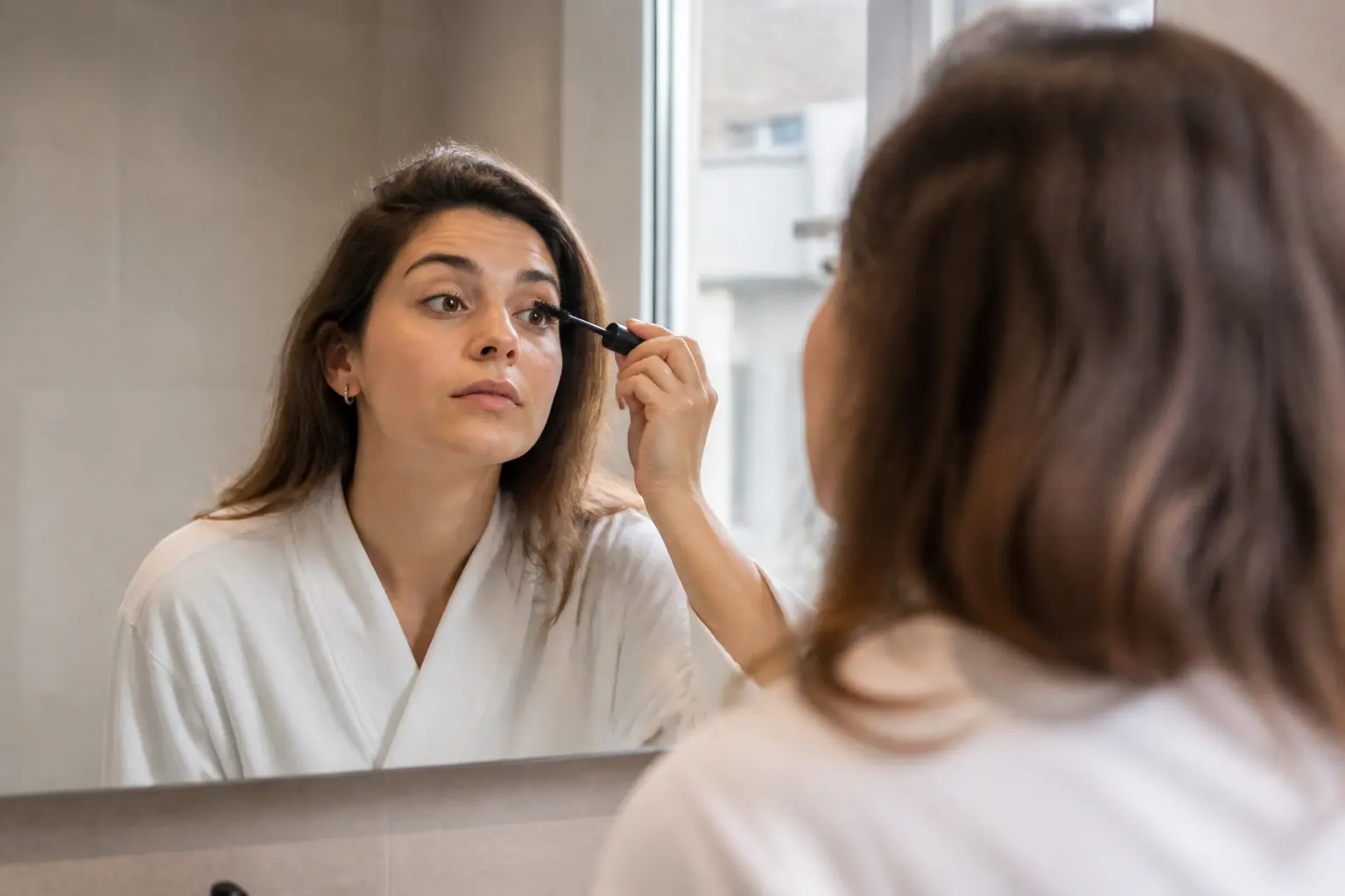 Supporting editorial photograph about lash lift vs mascara