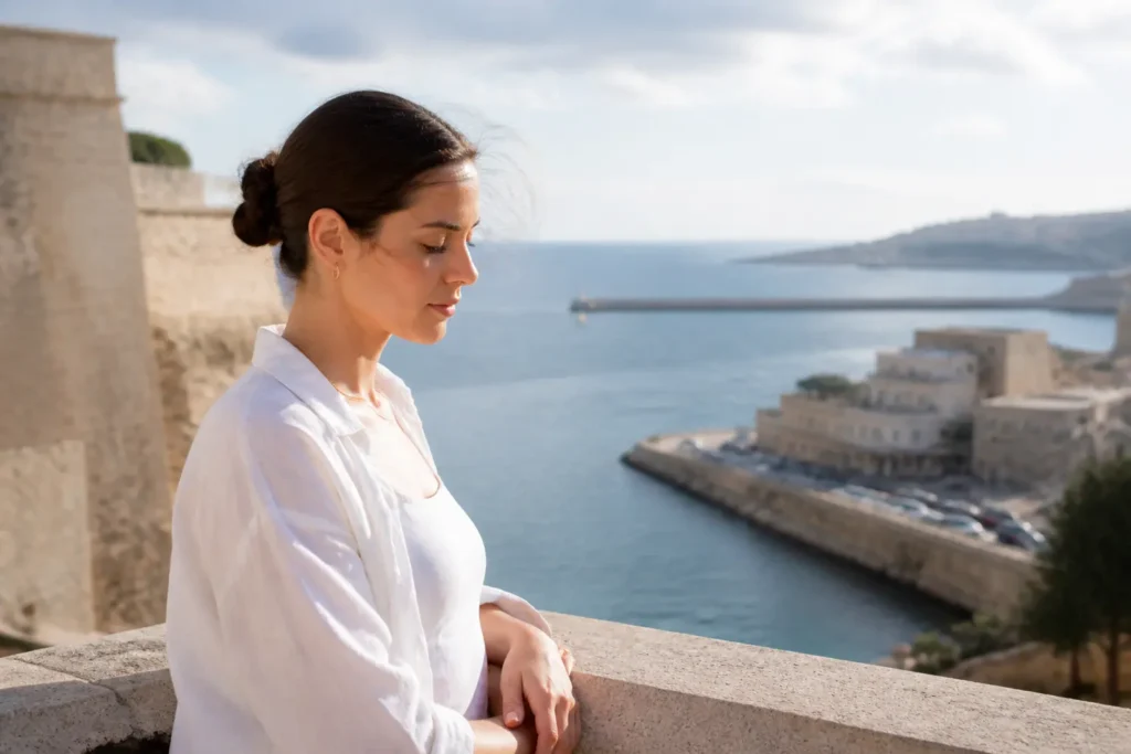 Editorial cover photograph about lash retention Malta humidity