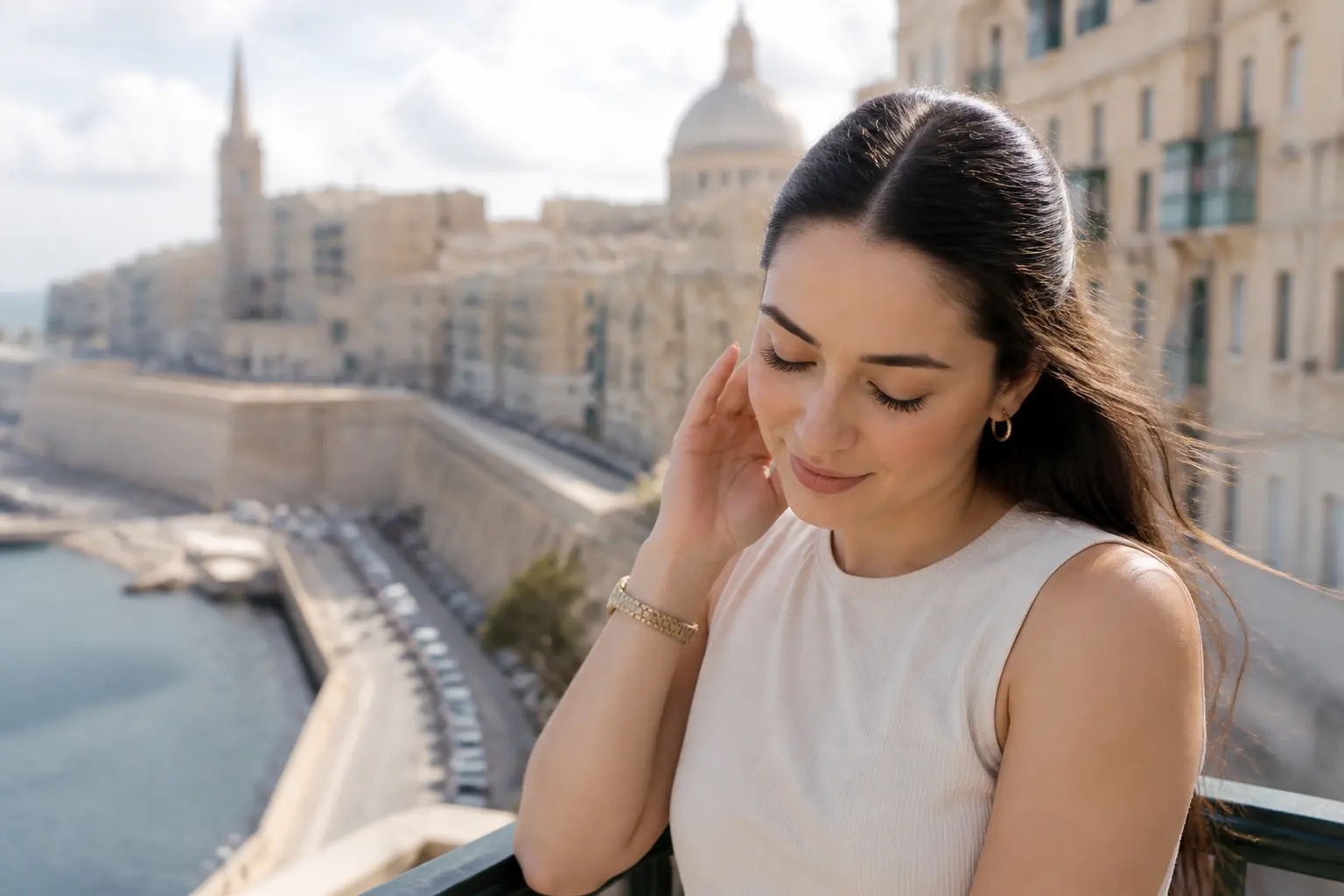 Supporting editorial photograph about lash retention Malta humidity