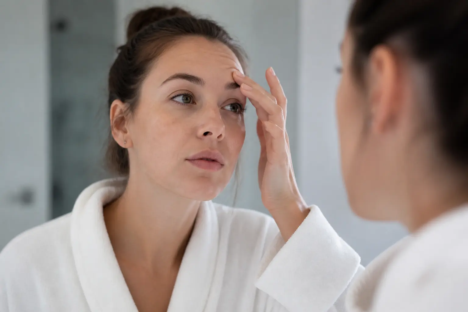 Editorial cover photograph about microblading aftercare mistakes