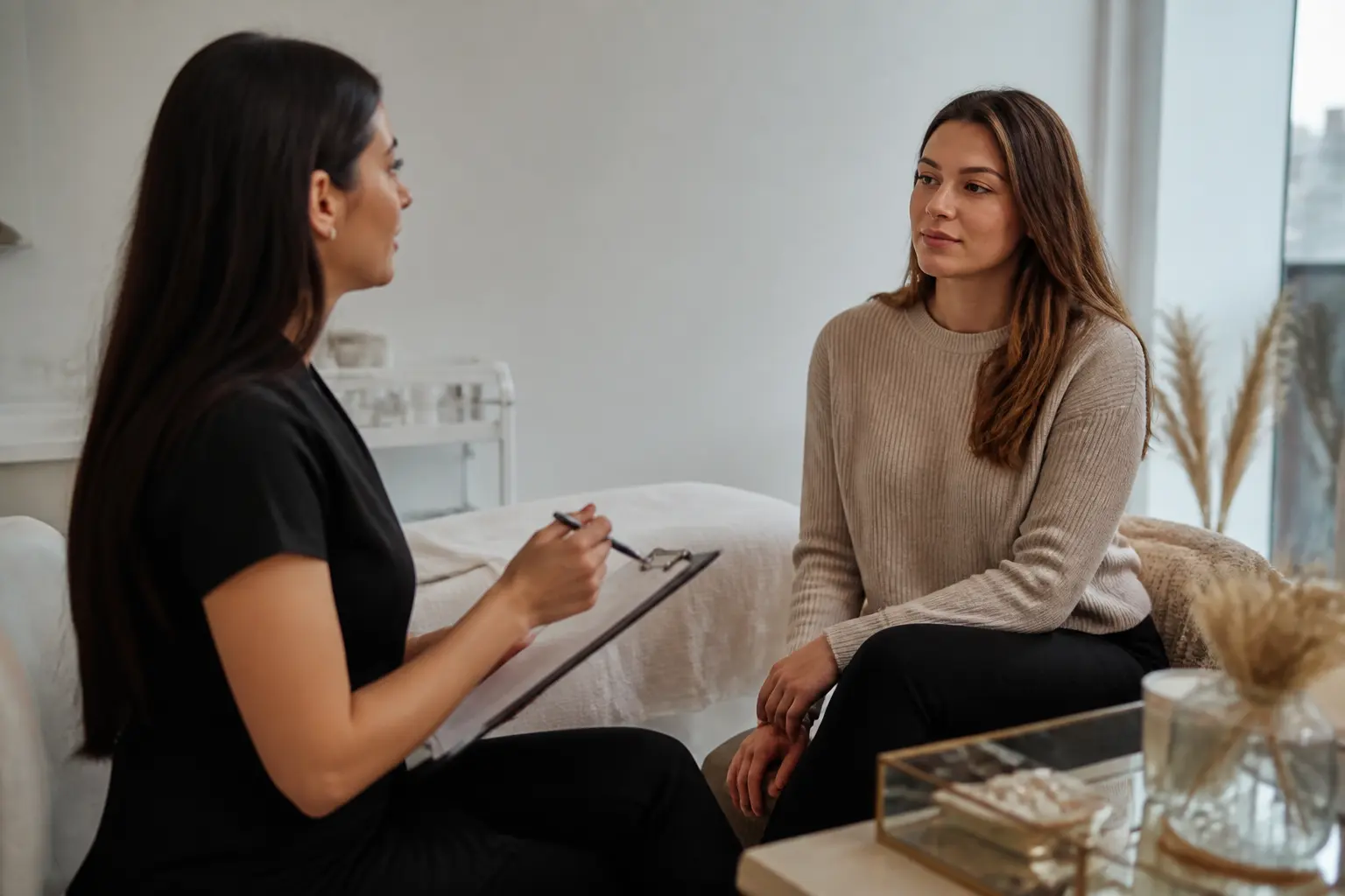 Supporting editorial photograph about microblading consultation questions