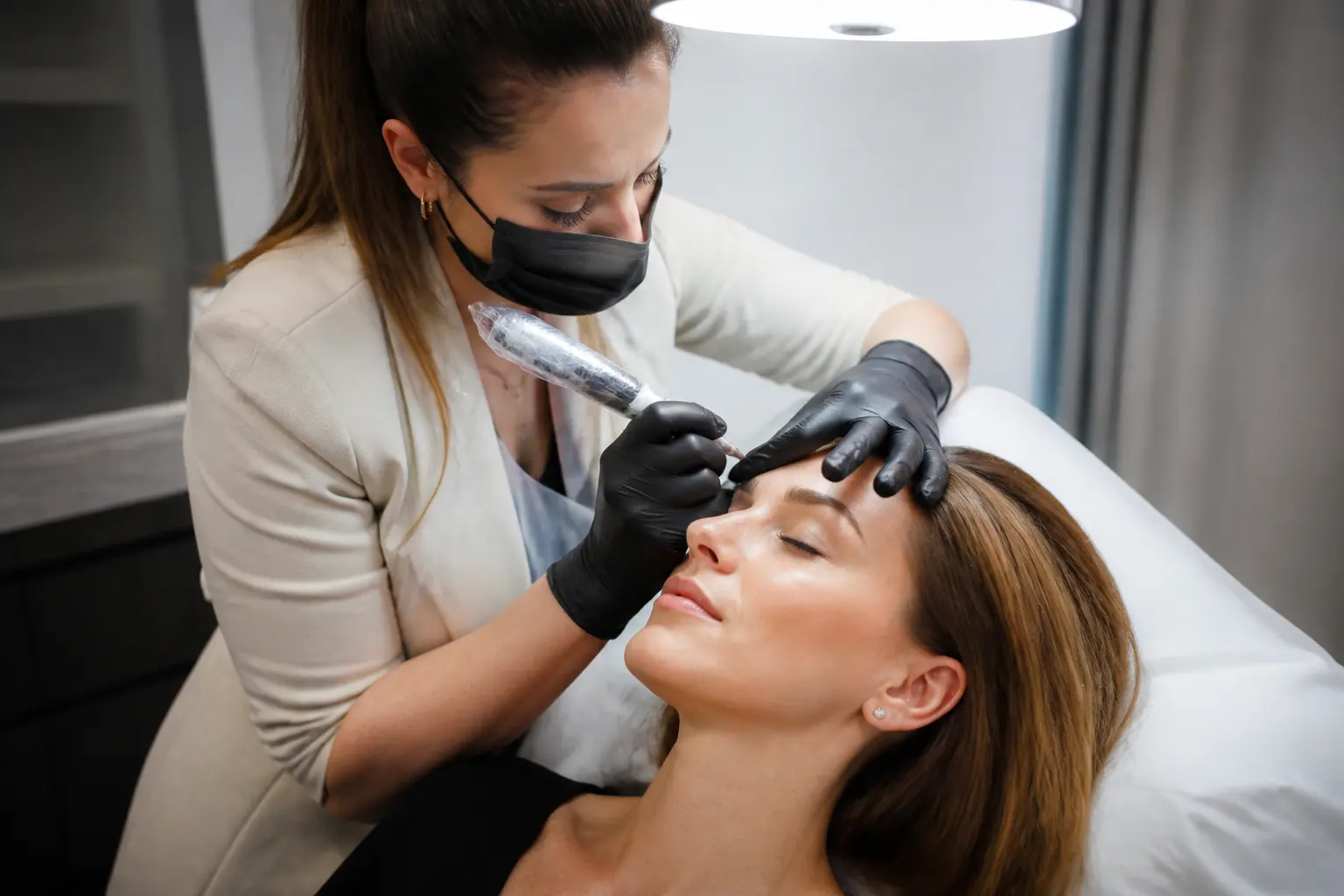 Supporting editorial photograph about microblading for sparse brow tails