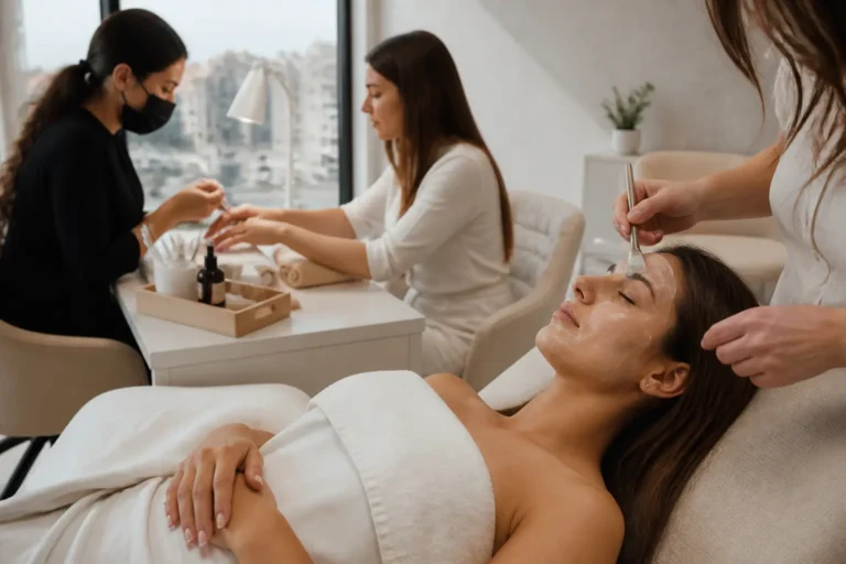 Editorial cover photograph about monthly beauty maintenance routine