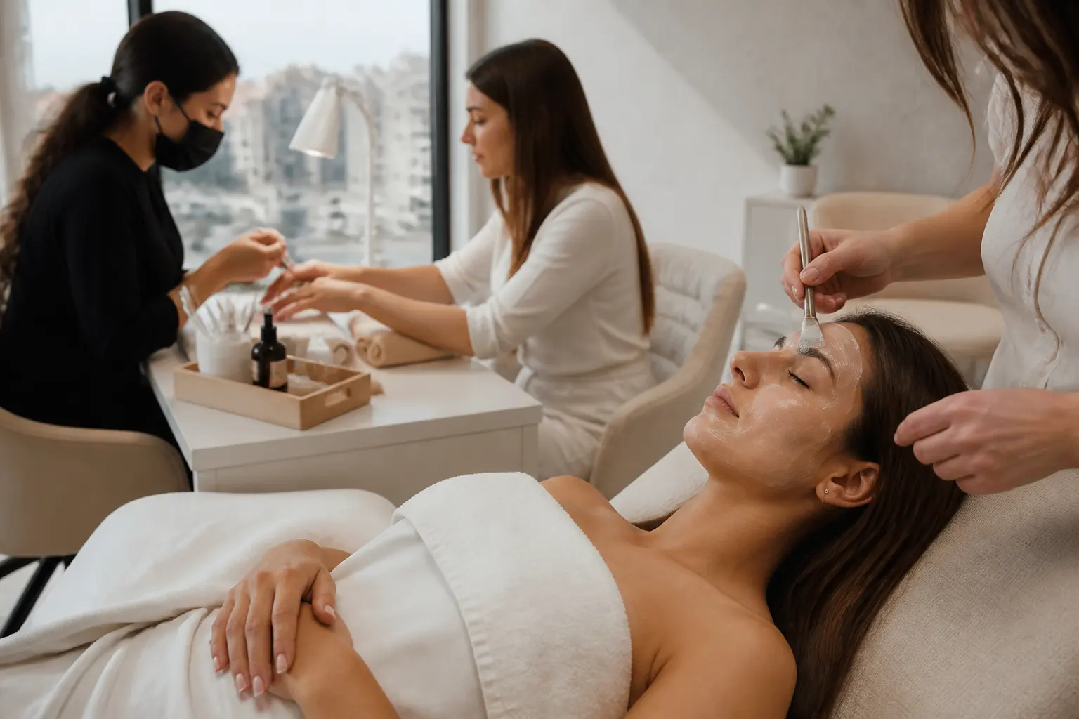 Editorial cover photograph about monthly beauty maintenance routine