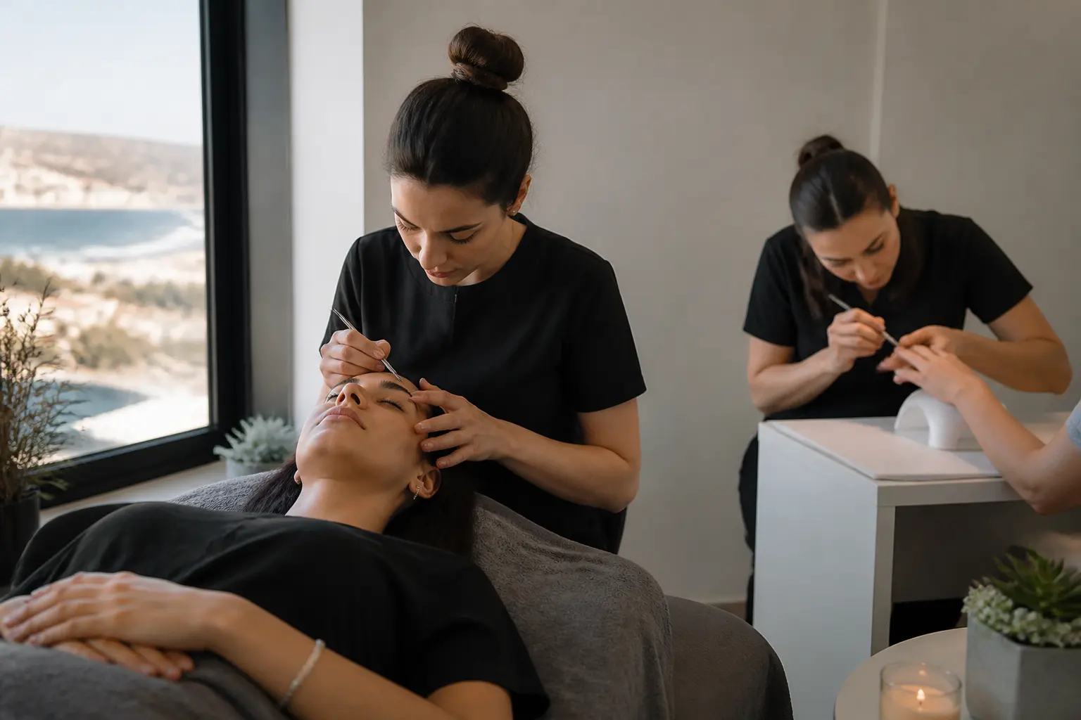 Supporting editorial photograph about monthly beauty maintenance routine