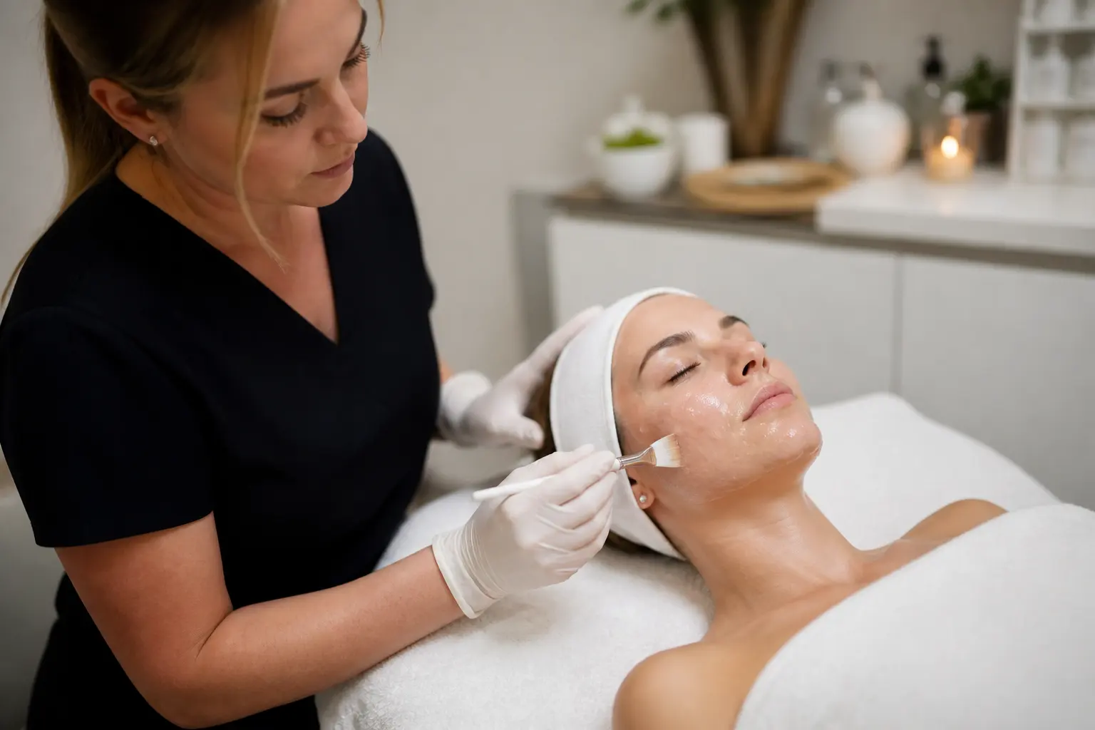Supporting editorial photograph about PDRN facial after dermaplaning
