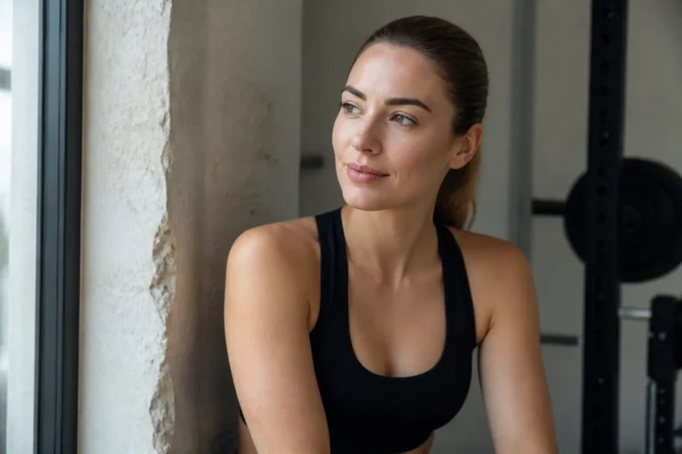 Editorial cover photograph about exercise after microblading