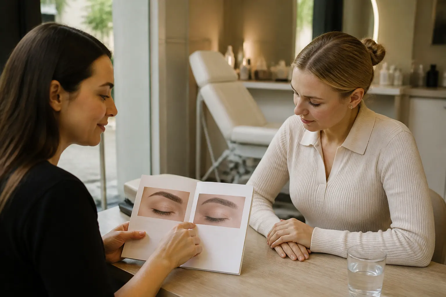 Supporting editorial photograph about henna vs brow tint for a soft brow look