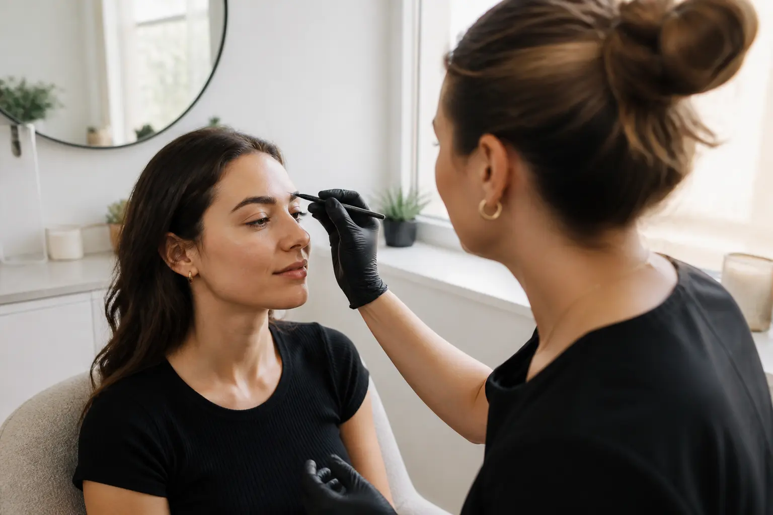 Supporting editorial photograph about VIP brow appointment Malta