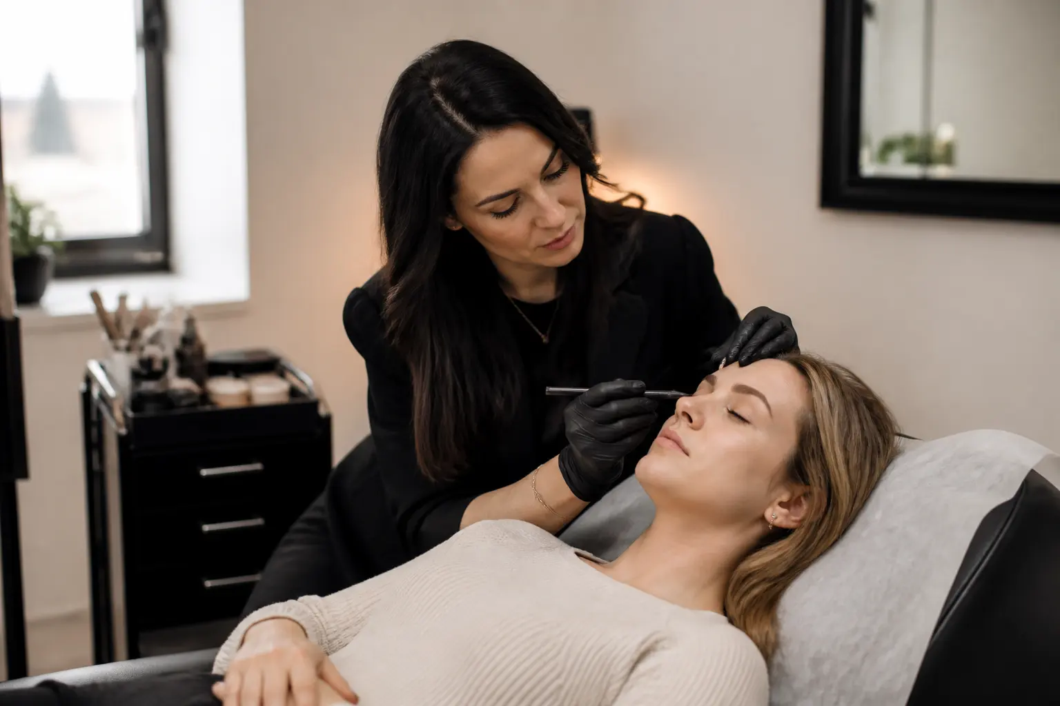 Editorial cover photograph about VIP brow session Malta
