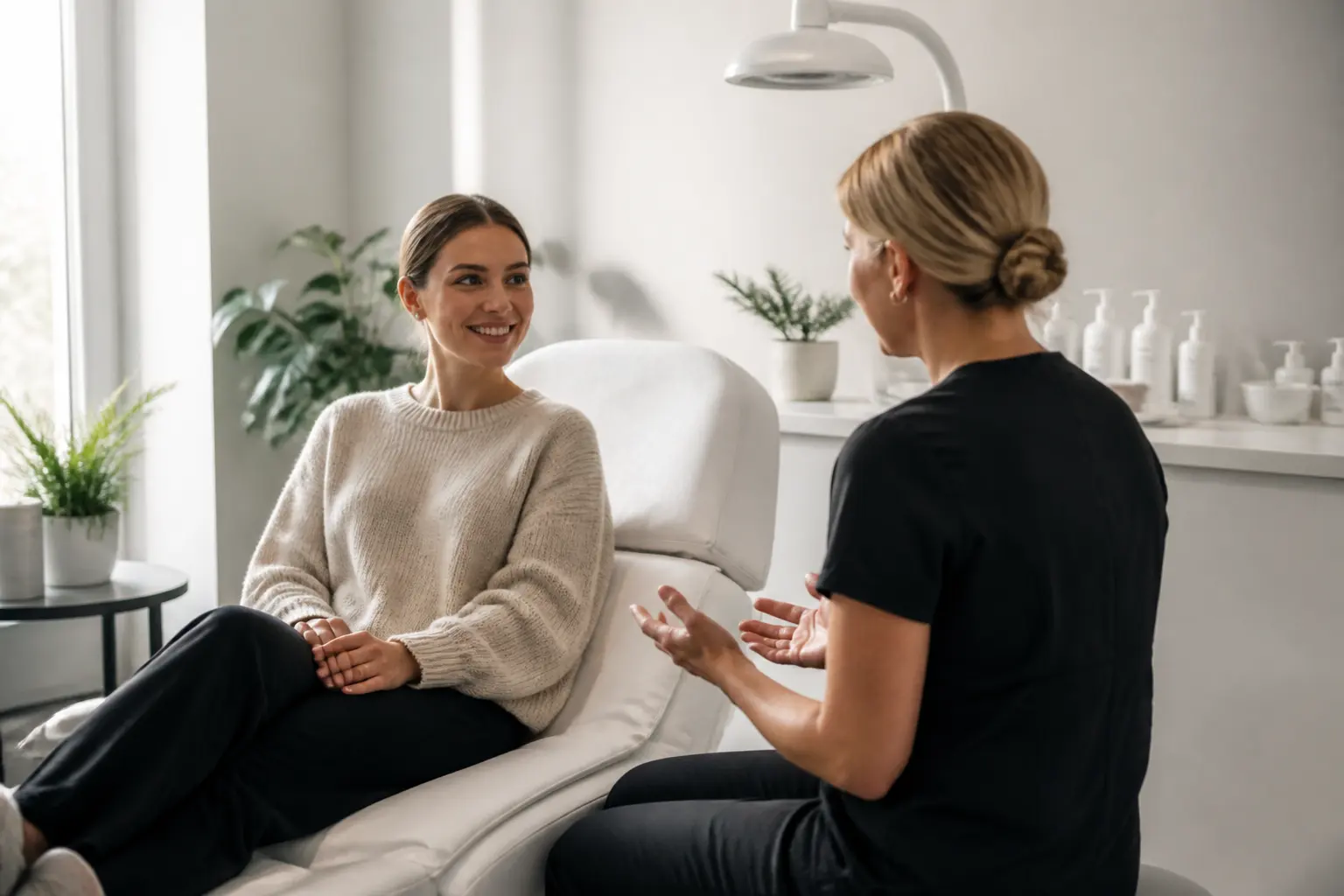 Supporting editorial photograph about what five-star beauty studio reviews reveal