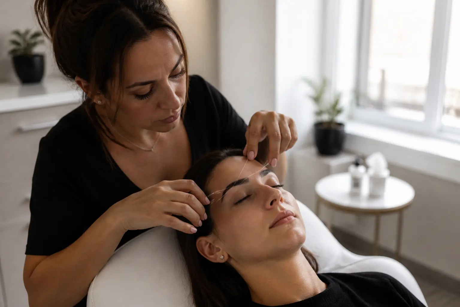 Supporting editorial photograph about eyebrow tail shape