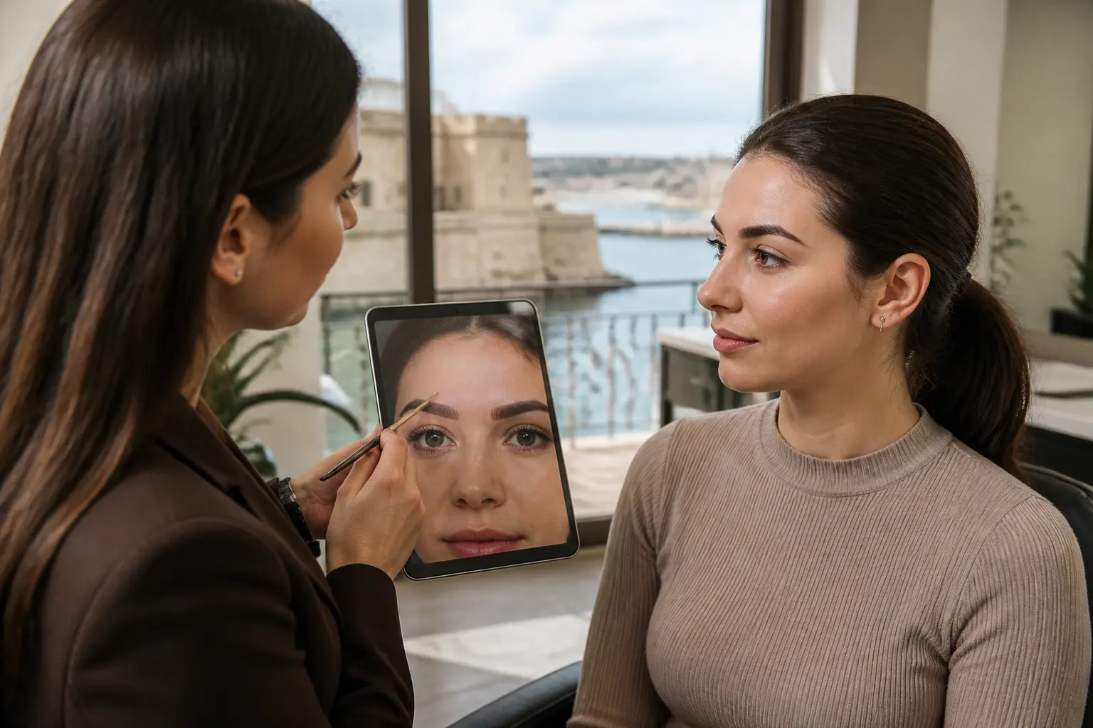 Supporting editorial photograph about eyebrows look different in photos