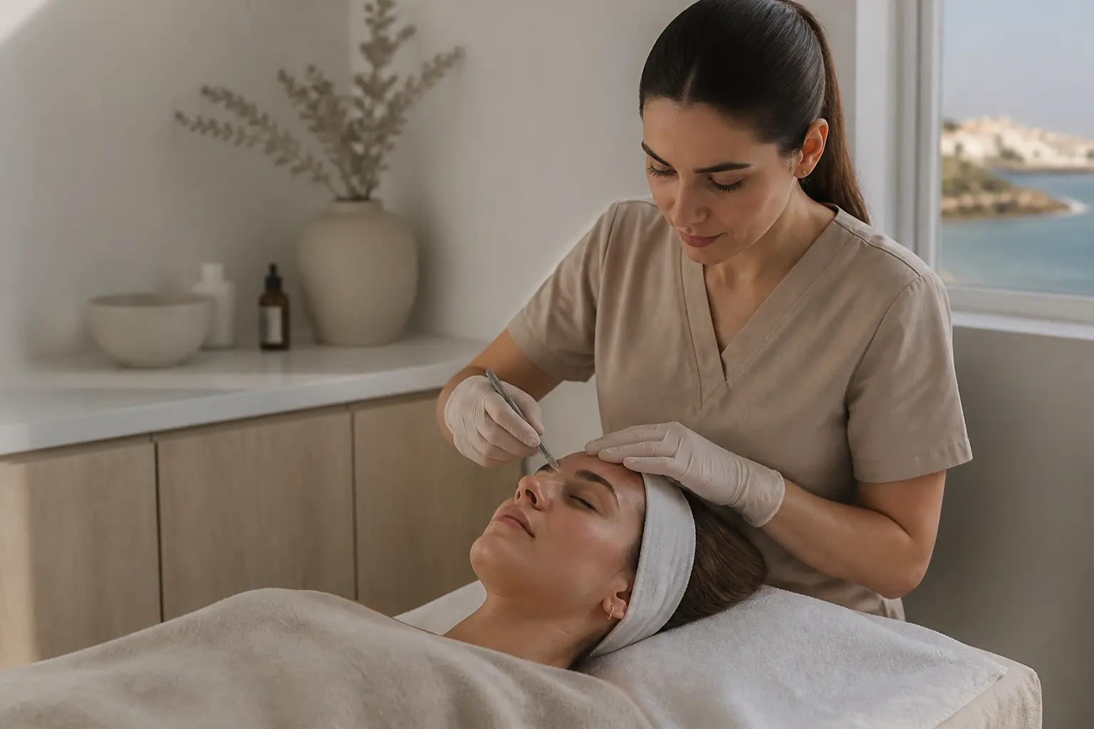 Supporting editorial photograph about winter dermaplaning Malta